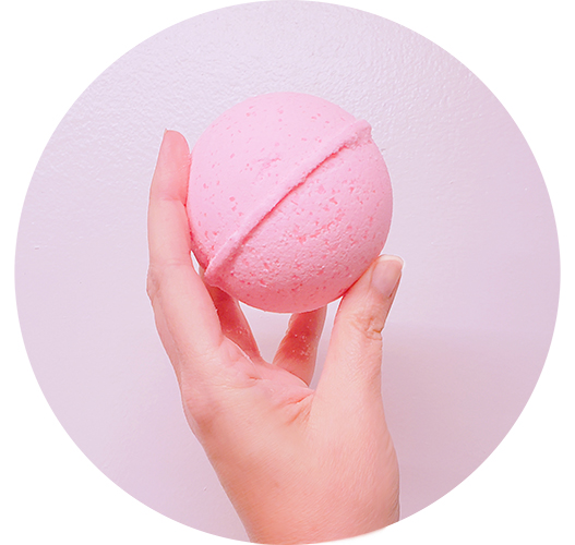 CBD bath bomb by Nuance
