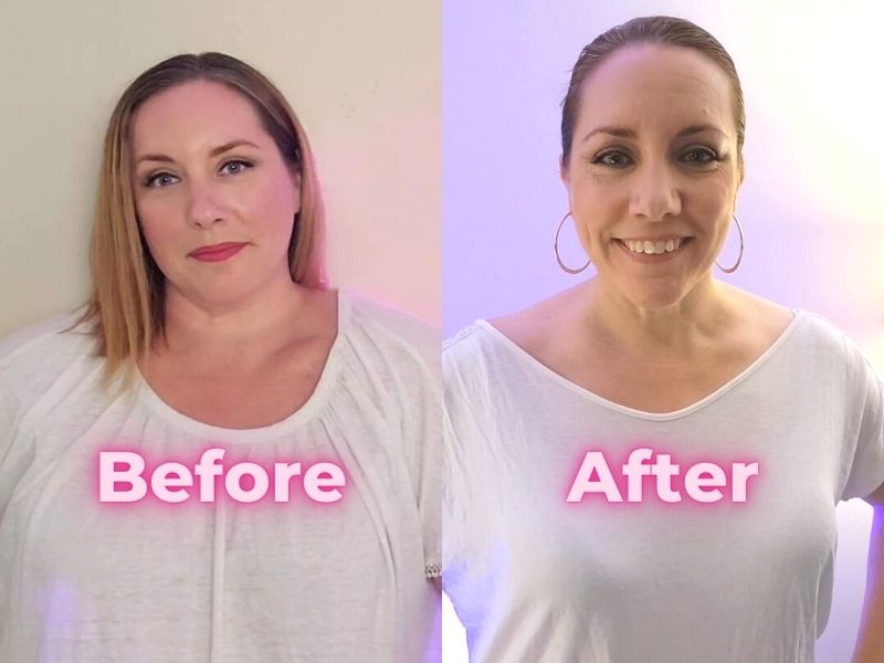 weight loss before and after
